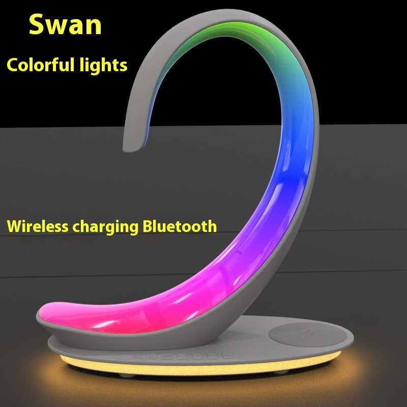 Multi-functional Desktop Wireless Charger Bluetooth Speaker 