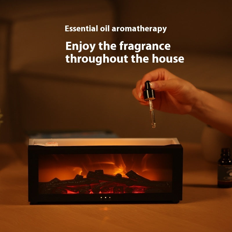 Flame Aromatherapy Flame Aromatherapy Machine Colorful Essential Oil Diffuser Home Large Fog Volume Flame Humidifier 3D Flame Fireplace MachineMachine Colorful Essential Oil Diffuser Home Large Fog Volume Flame Humidifier 3D Flame Fireplace Machine