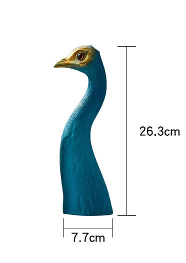 Creative Peacock Vase Home Accessories Living Room Room Housewarming