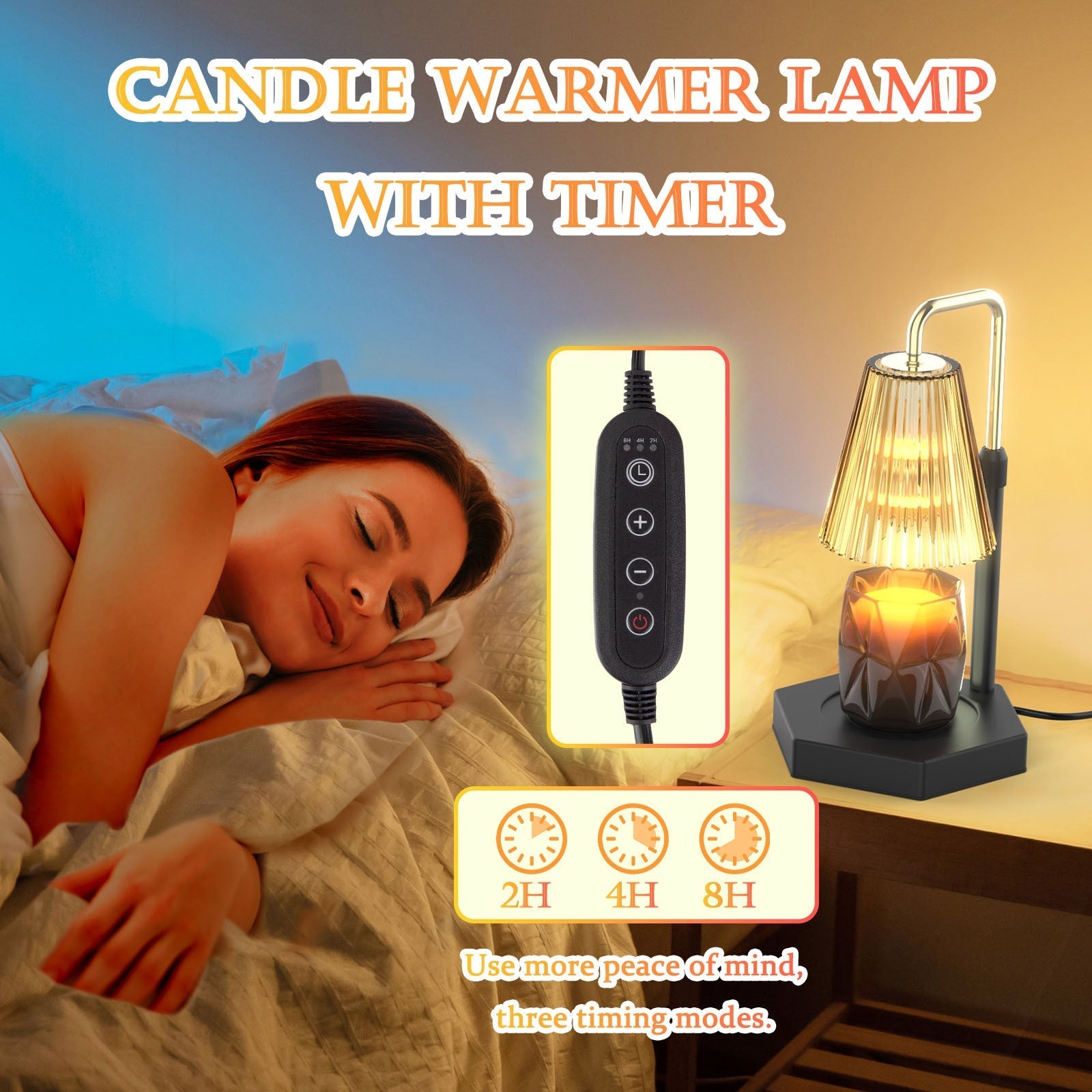 Timer Candle Warmer Height Adjustable