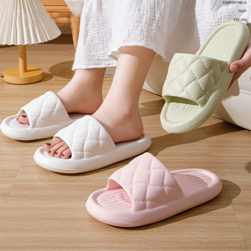 -slip Floor Bathroom Slipper Lightweight Simple House Shoes