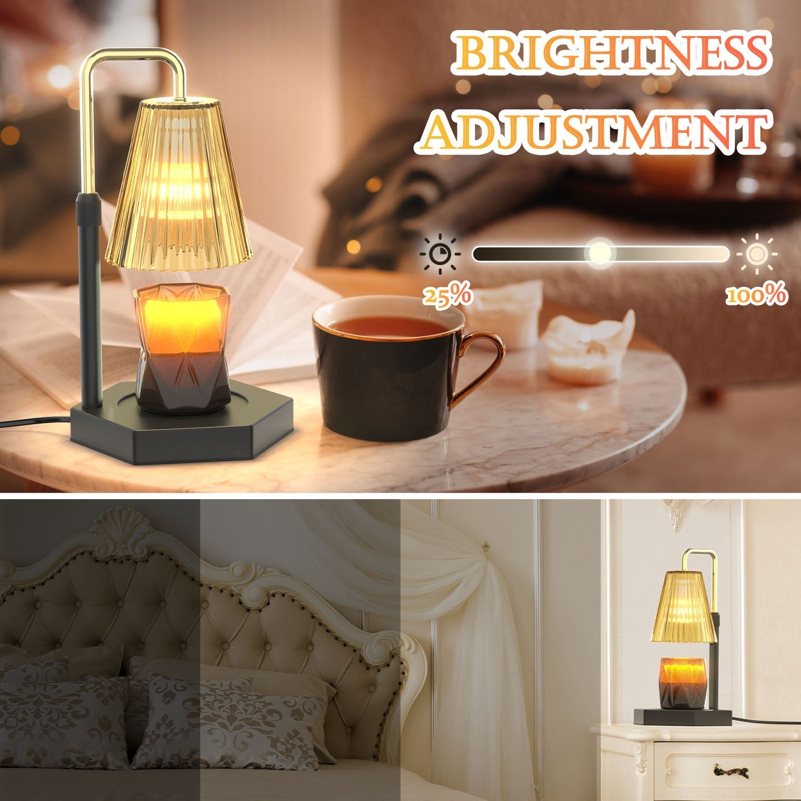 Timer Candle Warmer Height Adjustable